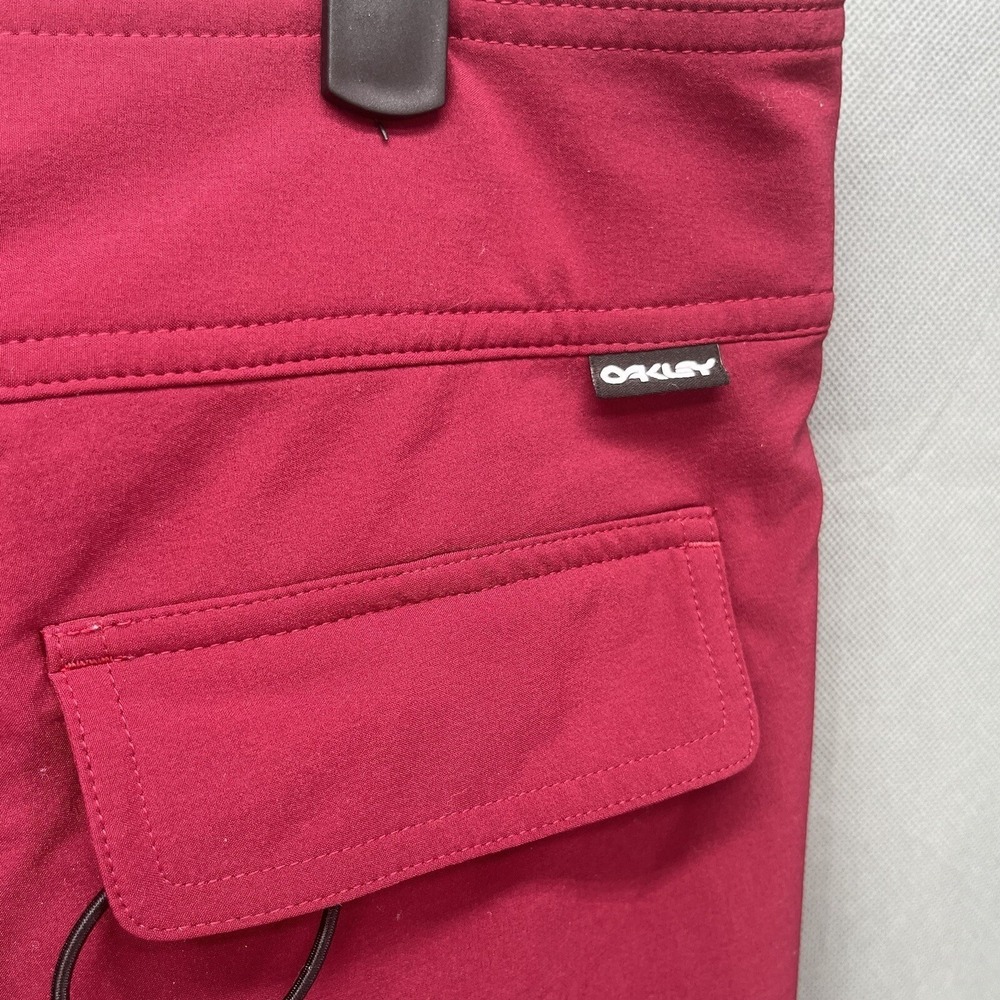 Oakley Swim Trunks Mens Maroon Performance Fit Surf Board Shorts Beach Surfing - Picture 7 of 8